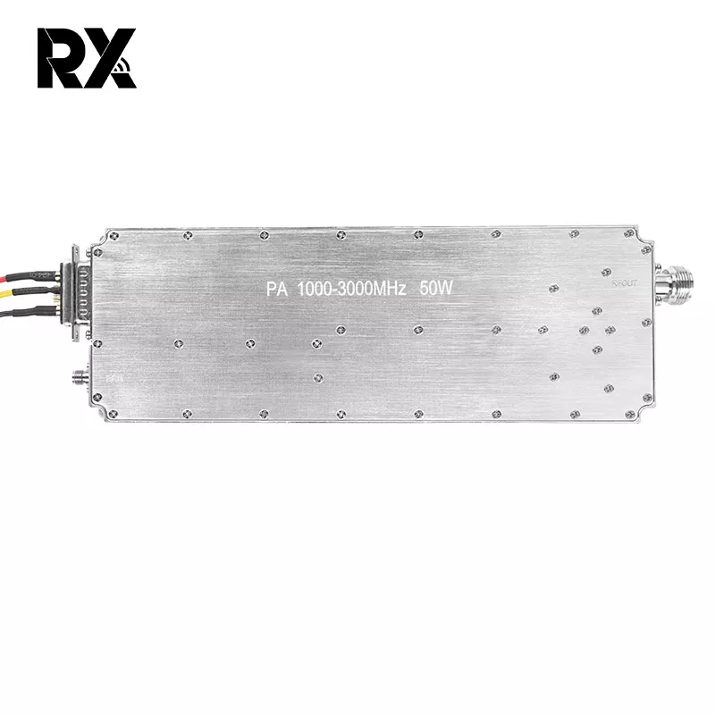 कोई डिजिटल स्रोत नहीं 1000-3000 मेगाहर्ट्ज एम्पलीफायर पावर जैमर मॉड्यूल 50W